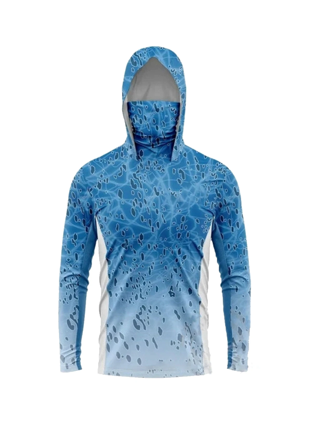 Fishing Shirt Uv Protection - Heren Lange Mouw Visserij Hoodie Masker
