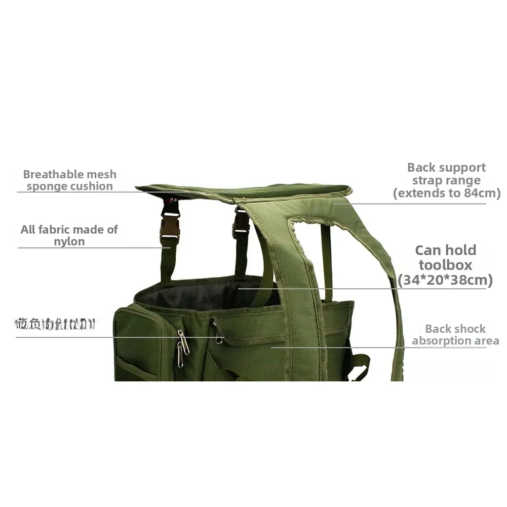 Visrugzak met waterdichte nylo - Fishing Backpack recensie en prijs