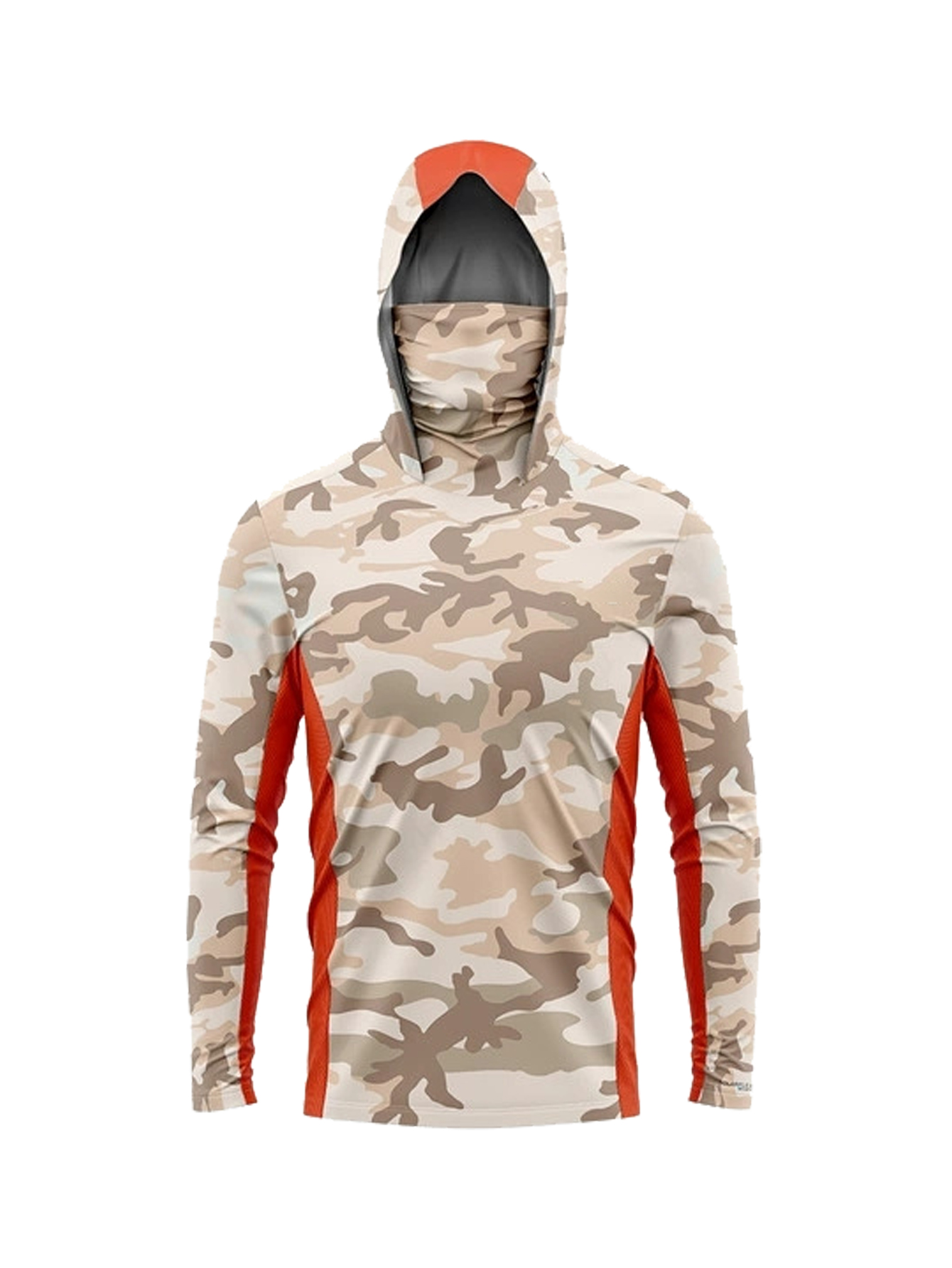 Desert Camo Heren Vissershirt  - Fishing Mask Sun Protection recensie en prijs