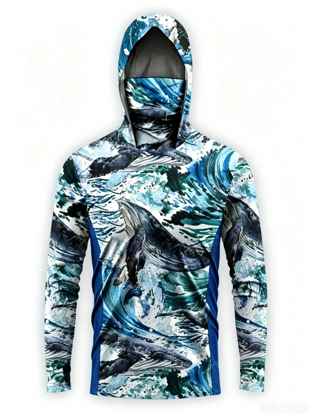 UPF50+ Camo Heren Lange Mouw V - Fishing Mask Sun Protection recensie en prijs